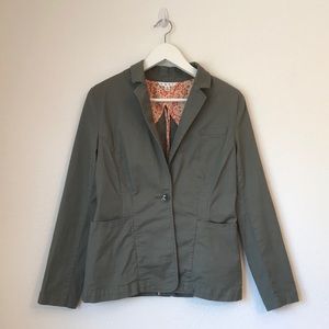 CAbi Olive Green Blazer/Utility Jacket S